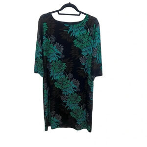 Vintage Bob Mackie lined shift dress size Large